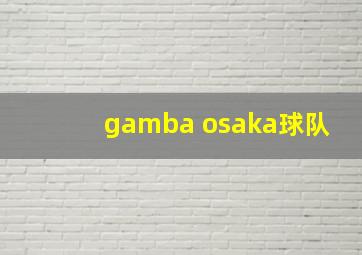 gamba osaka球队